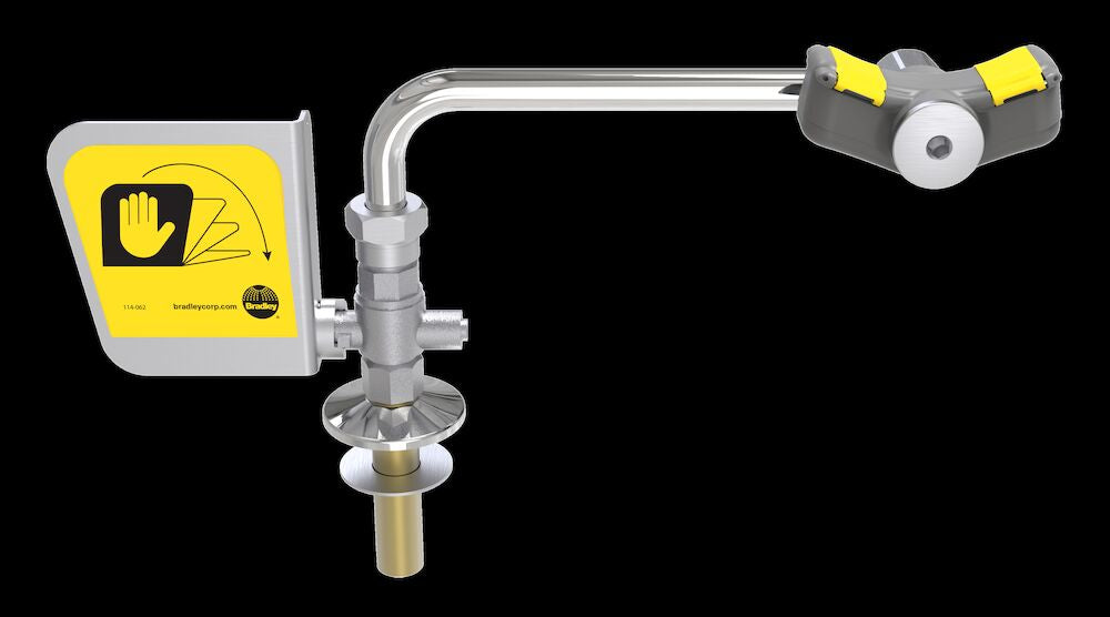 Bradley S19-274BL Halo Swing-Away Eyewash, Left Hand Sparrow Supply