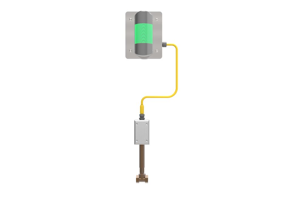 Bradley S19-322E Signaling System, Eyewash, Recessed Sparrow Supply