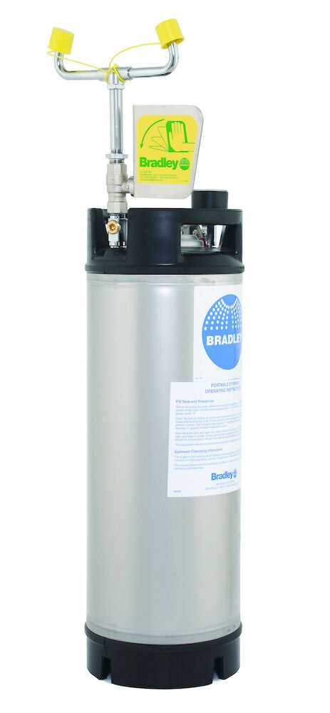Bradley S19-671 5 Gal Portable Eyewash, Pressurized