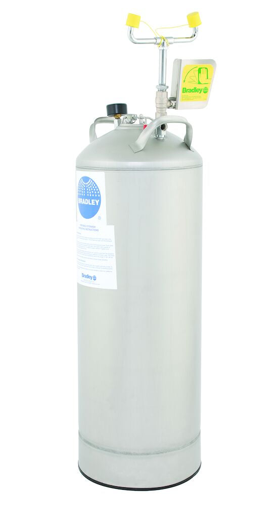 Bradley S19-788LHS 15 Gallon Pressurized Eye/Face Wash Unit