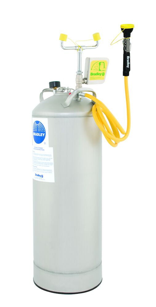 Bradley S19-788 15 Gallon Pressurized Eye/Face Wash Unit