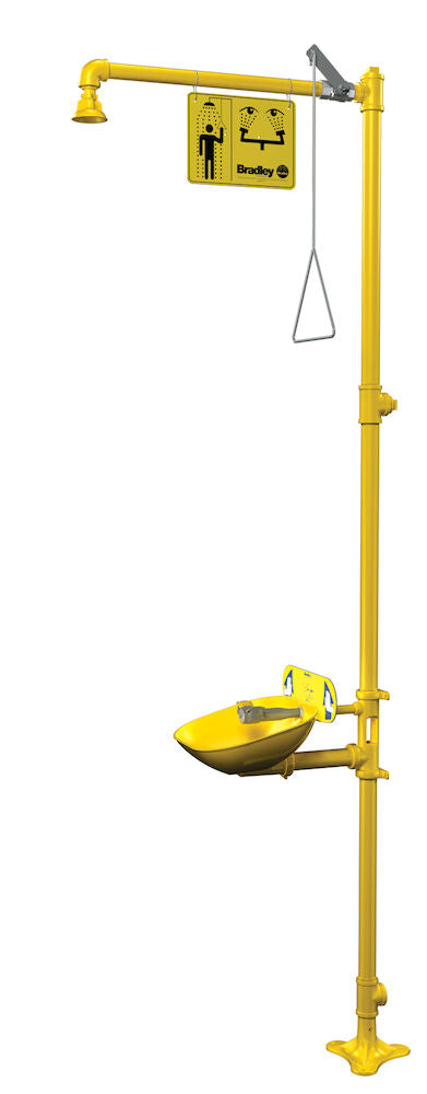 Bradley S19314EWZ Combination, Eyewash, Plastic Bowl, BSPP Sparrow Supply