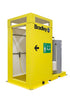 Bradley S19374 Enclosed Indoor Safety Shower Hot Water Tank Sparrow Supply