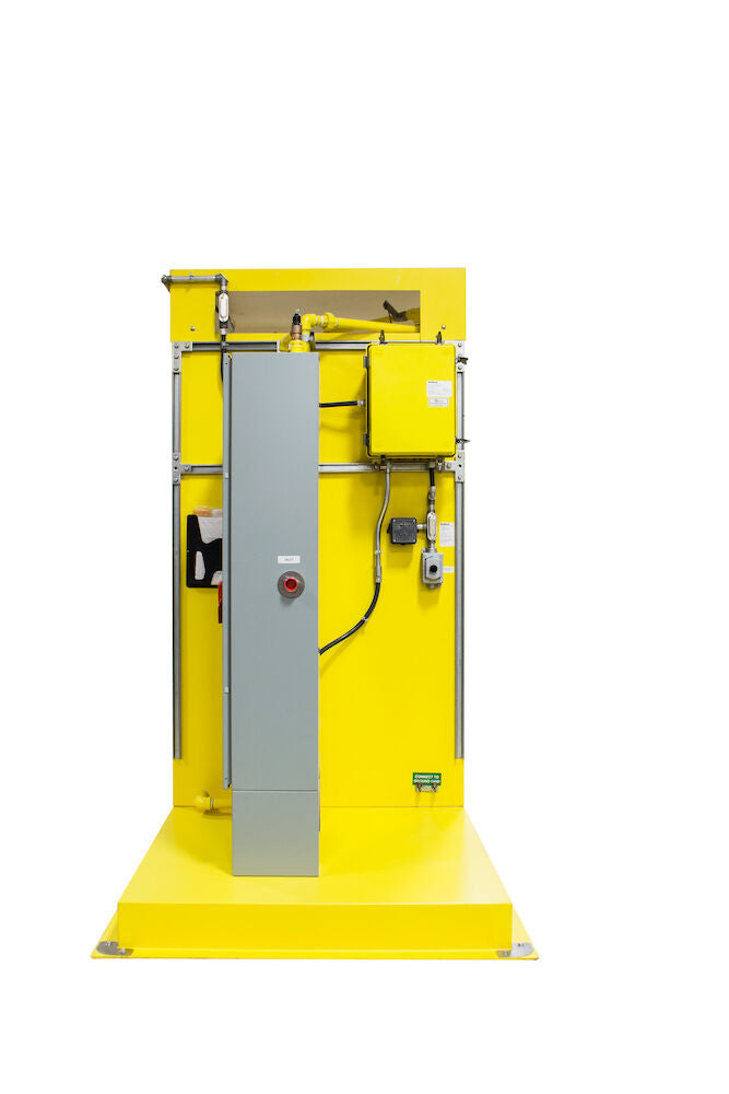 Bradley S19378 Enclosed Indoor Safety Shower Electric Tankless Water Heater Sparrow Supply