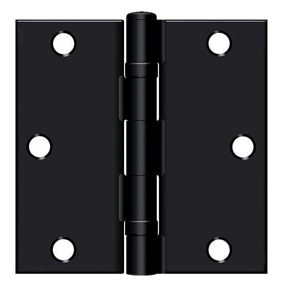 Deltana S35BBU1B Full Mortise Hinges - Black Sparrow Supply