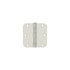Deltana S35R5BB14 3-1/2" x 3-1/2" x 5/8" Radius Hinge; Ball Bearing; Bright Nickel Finish