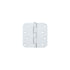 Deltana S44R5USPW 4" x 4" x 5/8" Radius Hinge White Finish Sparrow Supply