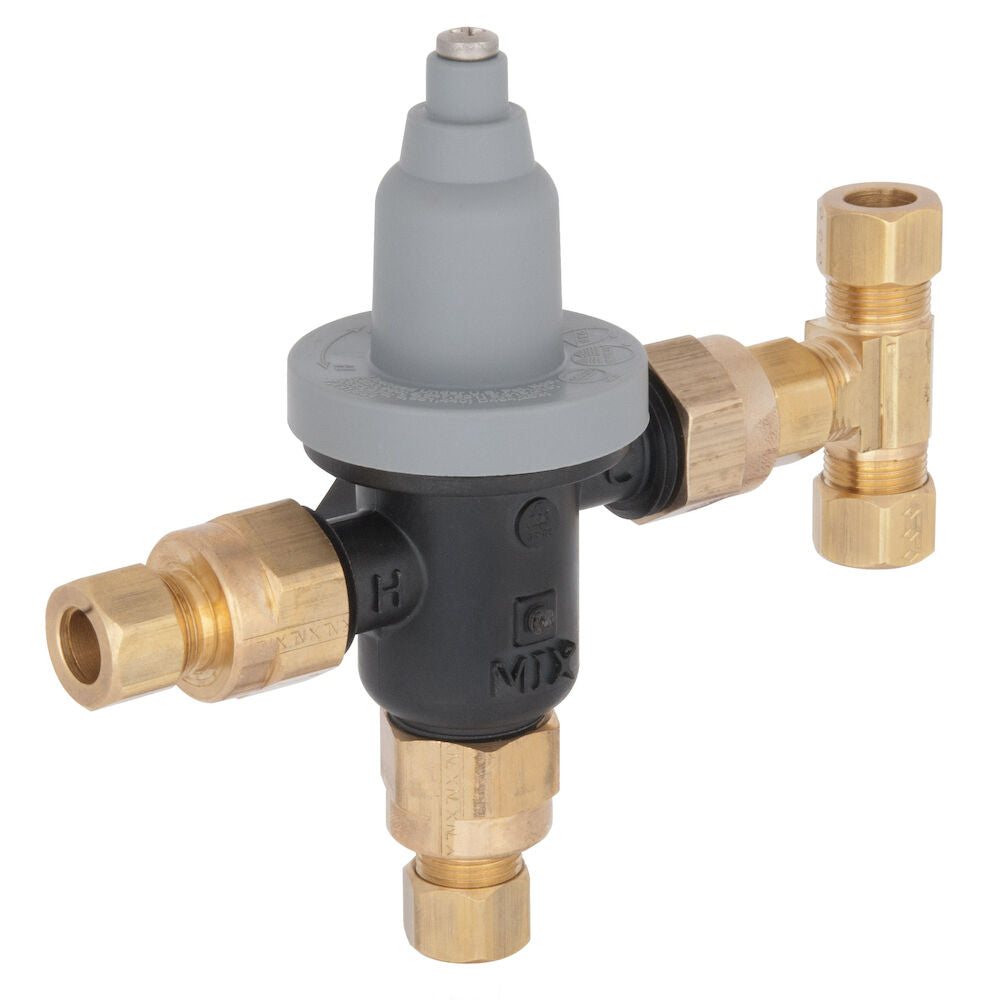 Bradley S59-4000BY Point-of-Use Valve, 3/8", Compression Ftgs Sparrow Supply