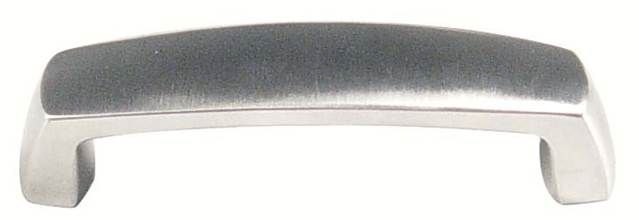 Emtek S60040SS Delta Cabinet Pull with 4" Center To Center Brushed Stainless Steel Finish Sparrow Supply