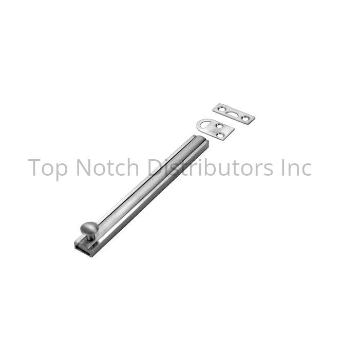 Don-Jo SB-6625 5/8" x 6" Surface Slide Bolt Bright Chrome Antique B... Sparrow Supply