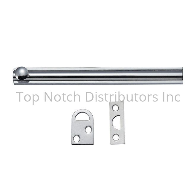 GEO SB6-PC 6" Surface Bolt Polished Chrome Sparrow Supply