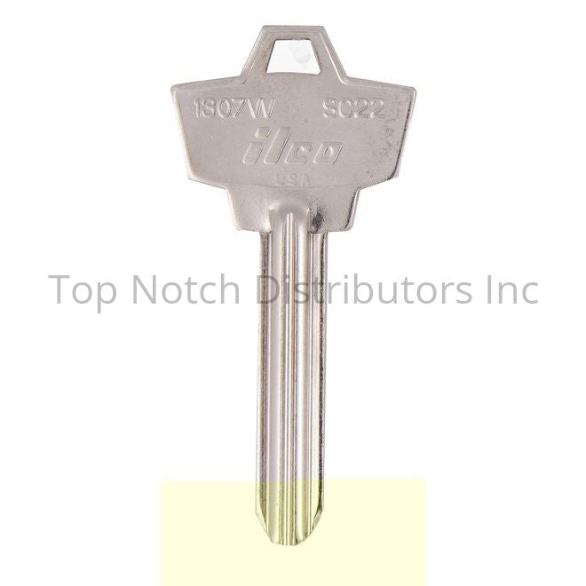 Ilco SC22BR Taylor Schlage SC22 Key Blank * Must be Purchased in Mu... Sparrow Supply