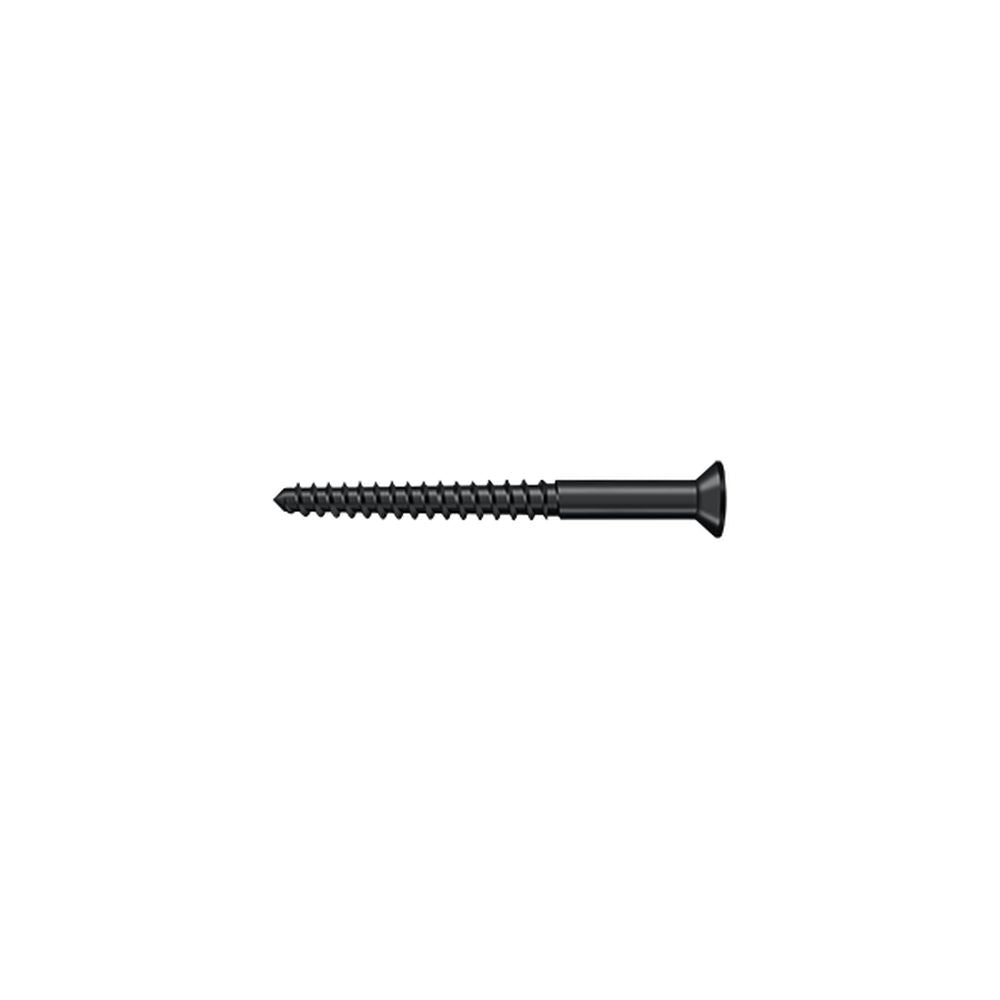 Deltana SCWB1225U19 Wood Screw; SB; #12 x 2-1/2"; Black Finish Sparrow Supply
