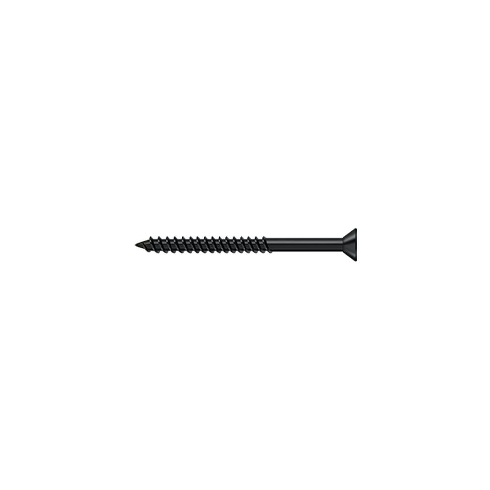 Deltana SCWS1025U1B Wood Screw; ST; #10 x 2-1/2"; Paint Black Finish Sparrow Supply