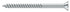 Deltana SCWS1025U26 Wood Screw; ST; #10 x 2-1/2"; Bright Chrome Finish Sparrow Supply