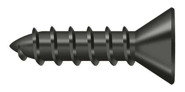 Deltana SCWS1075U10B Wood Screw; ST; #10 x 3/4"; Oil Rubbed Bronze Finish Sparrow Supply