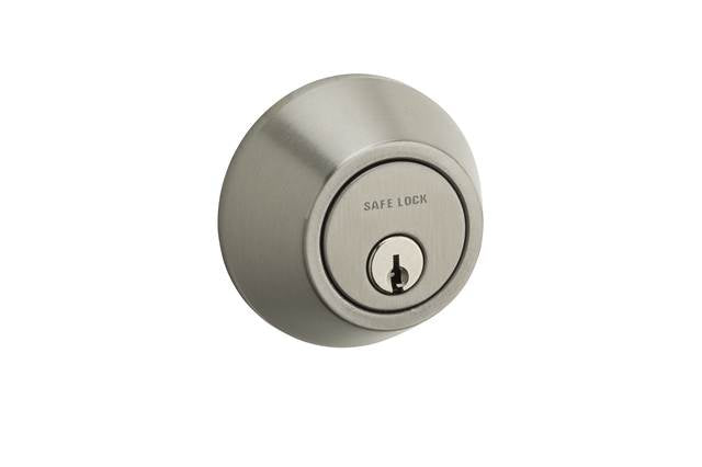 Safelock SD9100-15 Single Cylinder Deadbolt with 4AL Latch and RCS Strike Satin Nickel Finish Sparrow Supply