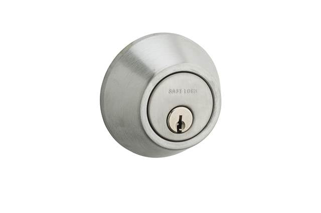 Safelock SD9100-26D Single Cylinder Deadbolt with 4AL Latch and RCS Strike Satin Chrome Finish Sparrow Supply