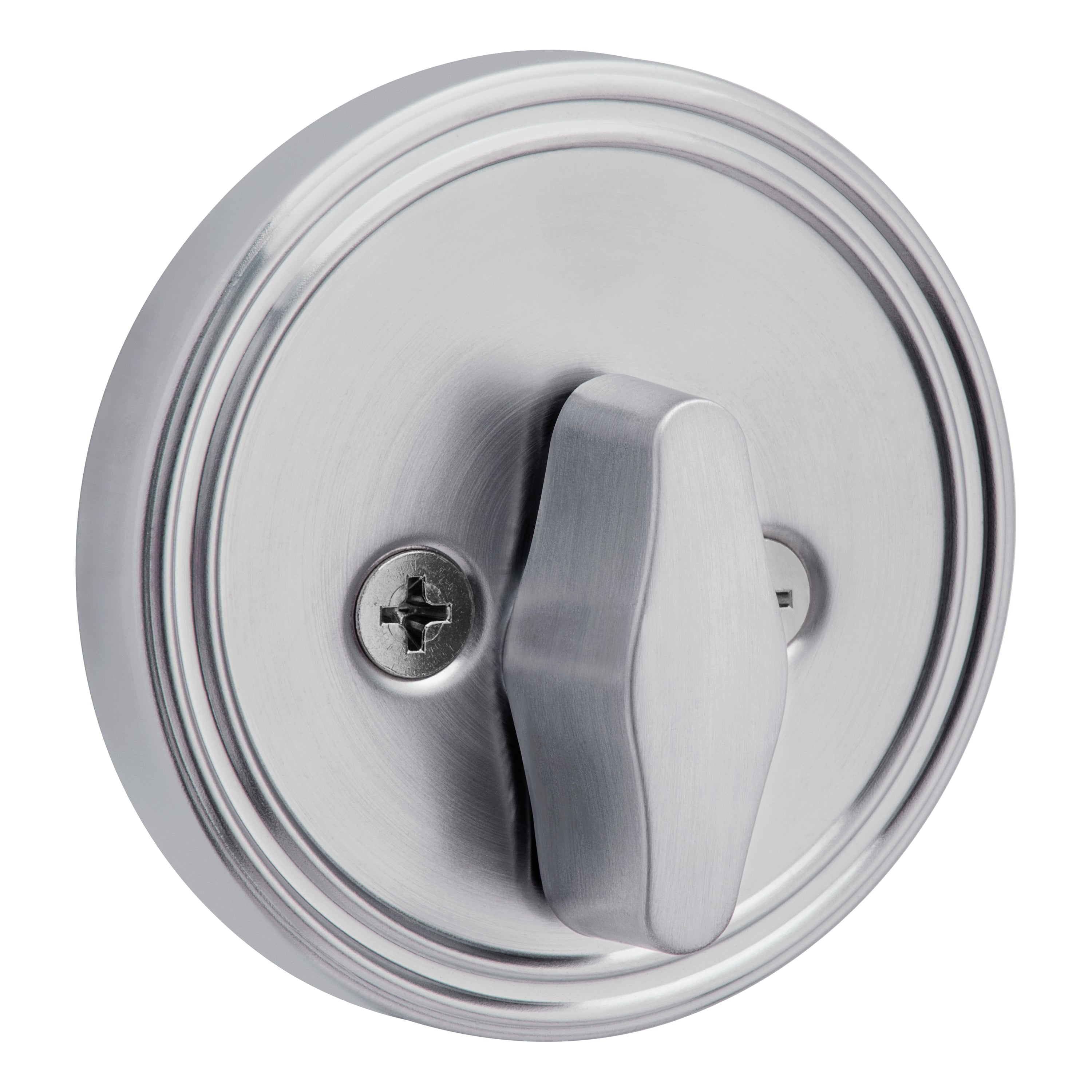 Safelock SD9300-26D One Sided Deadbolt with 4AL Latch and RCS Strike Satin Chrome Finish Sparrow Supply