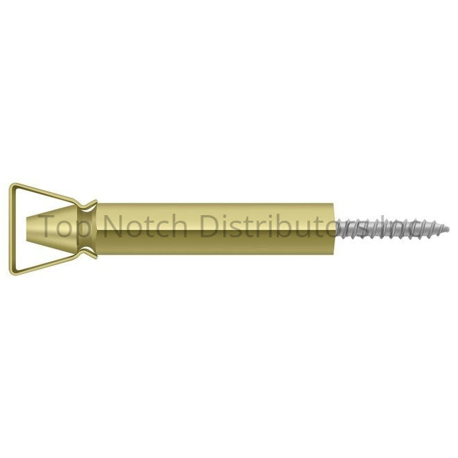 Deltana SDH103U3 Shutter Door Holder; 3-1/4"; Bright Brass Polished... Sparrow Supply