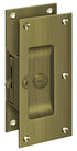 Deltana SDL60U5 Decorative Pocket Lock 6"; Privacy; Antique Brass Finish Sparrow Supply