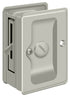 Deltana SDLA325U15 Heavy Duty Pocket Lock; Adjustable; 3-1/4" x 2 1/4" Privacy; Satin Nickel Finish Sparrow Supply