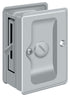 Deltana SDLA325U26D Heavy Duty Pocket Lock; Adjustable; 3-1/4" x 2 1/4" Privacy; Satin Chrome Finish Sparrow Supply