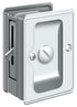 Deltana SDLA325U26 Heavy Duty Pocket Lock; Adjustable; 3-1/4" x 2 1/4" Privacy; Bright Chrome Finish Sparrow Supply