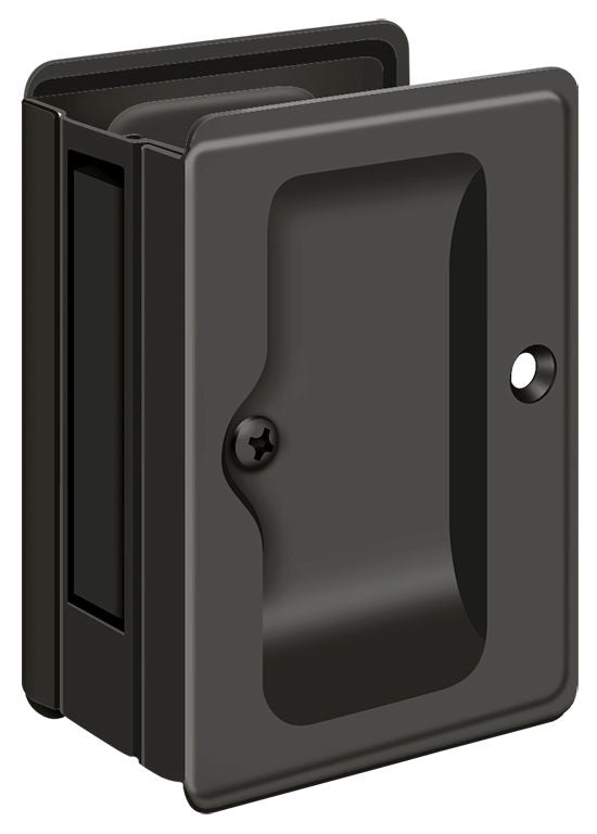 Deltana SDPA325U10B Heavy Duty Pocket Lock; Adjustable; 3-1/4" x 2 1/4" Passage; Oil Rubbed Bronze Finish Sparrow Supply
