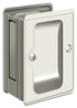 Deltana SDPA325U14 Heavy Duty Pocket Lock; Adjustable; 3-1/4" x 2 1/4" Passage; Bright Nickel Finish Sparrow Supply