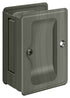Deltana SDPA325U15A Heavy Duty Pocket Lock; Adjustable; 3-1/4" x 2 1/4" Passage; Antique Nickel Finish Sparrow Supply