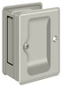 Deltana SDPA325U15 Heavy Duty Pocket Lock; Adjustable; 3-1/4" x 2 1/4" Passage; Satin Nickel Finish Sparrow Supply