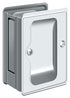 Deltana SDPA325U26 Heavy Duty Pocket Lock; Adjustable; 3-1/4" x 2 1/4" Passage; Bright Chrome Finish Sparrow Supply