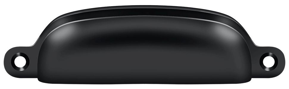 Deltana SHP29U19 Exposed Shell Pull 4"; Black Finish