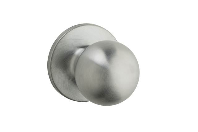 Safelock SK1000RG-26D Regina Knob Passage Lock with 4AL Latch and RCS Strike Satin Chrome Finish Sparrow Supply