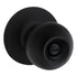 Safelock SK3000RG-514 Regina Knob Privacy Lock with RCAL Latch and RCS Strike Matte Black Finish Sparrow Supply