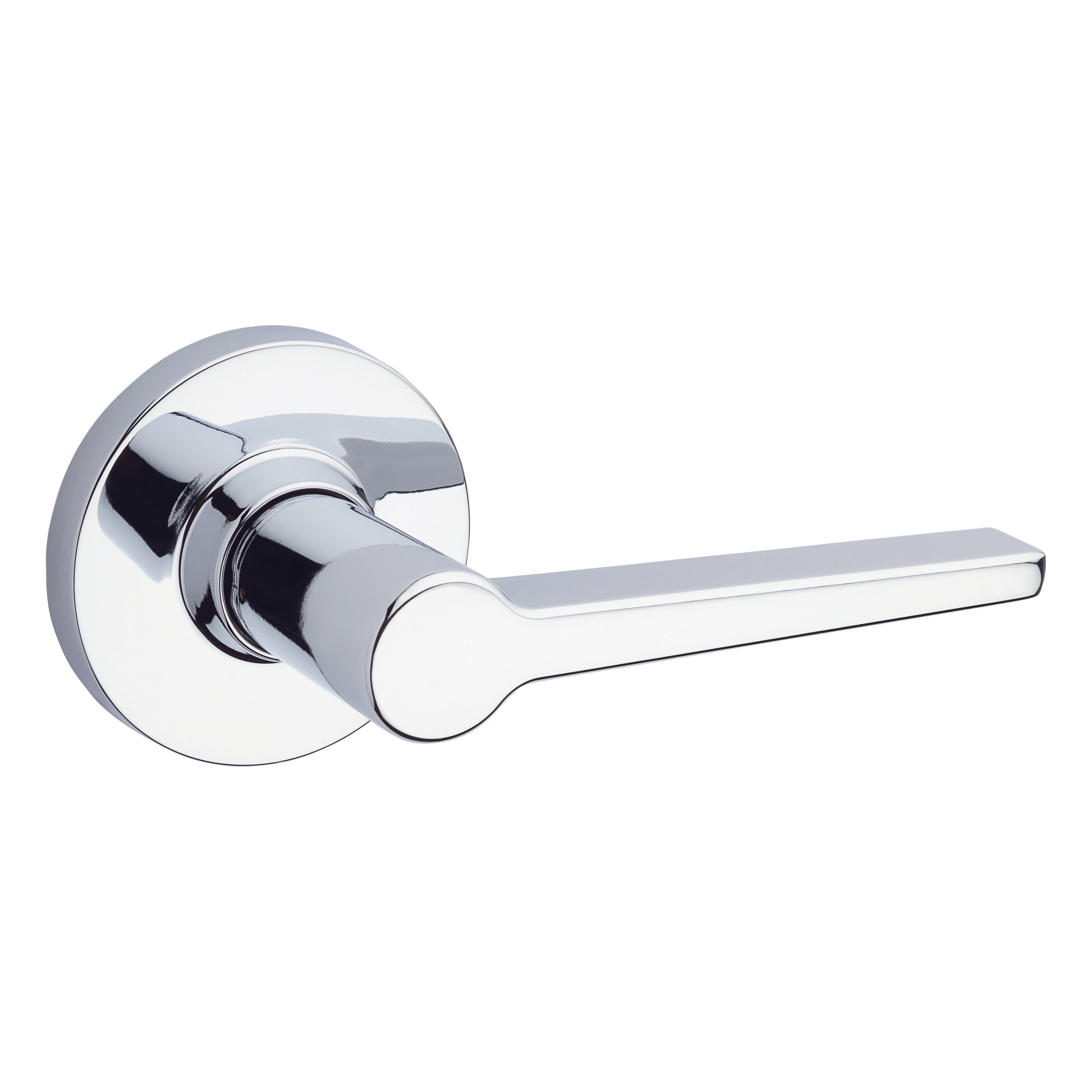 Safelock SL1000DALRDT-26 Daylon Lever with Round Rose Passage Lock with RCAL Latch and RCS Strike Bright Chrome Finish Sparrow Supply