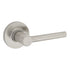 Safelock SL1000RELRDT-15 Reminy Lever Round Rose Passage Lock with RCAL Latch and RCS Strike Satin Nickel Finish Sparrow Supply