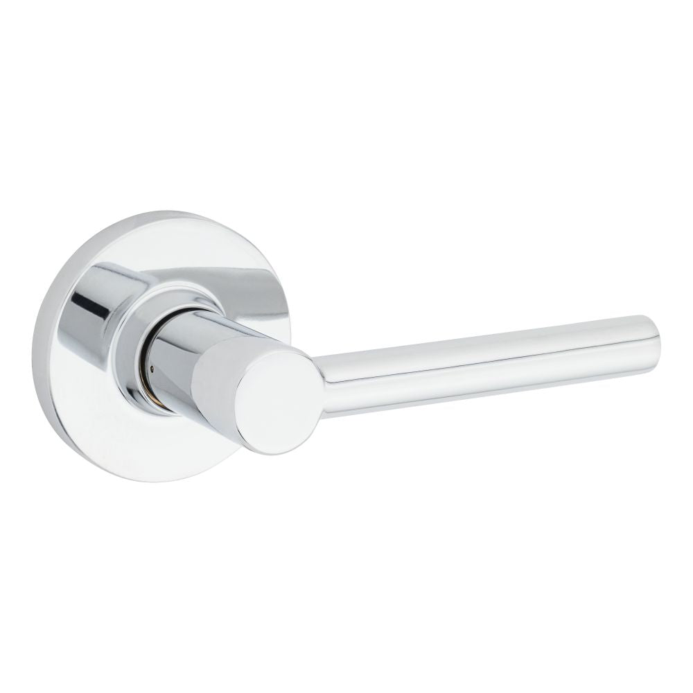 Safelock SL1000RELRDT-26 Reminy Lever Round Rose Passage Lock with RCAL Latch and RCS Strike Bright Chrome Finish Sparrow Supply
