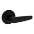 Safelock SL1000WI-514 Winston Lever Round Rose Passage Lock with RCAL Latch and RCS Strike Matte Black Finish Sparrow Supply
