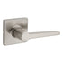 Safelock SL1002DALSQT-15 UL Rated Daylon Lever with Square Rose Passage Lock with RCAL Latch and RCS Strike Satin Nickel Finish Sparrow Supply