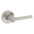 Safelock SL4000RELRDT-15 Reminy Lever Round Rose Push Button Privacy Lock with RCAL Latch and RCS Strike Satin Nickel Finish Sparrow Supply
