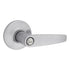Safelock SL4000WI-26D Winston Lever Round Rose Push Button Privacy Lock with RCAL Latch and RCS Strike Satin Chrome Finish Sparrow Supply