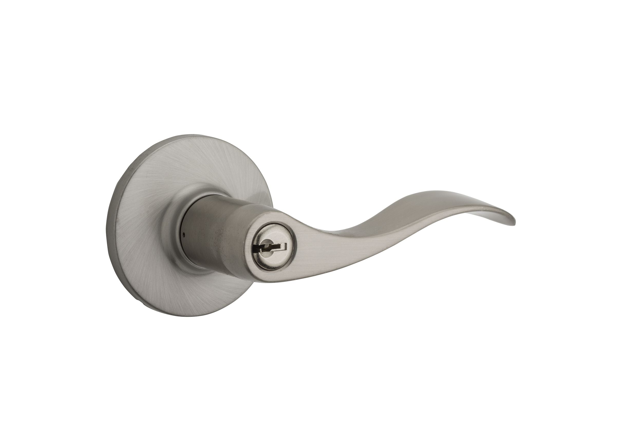 Safelock SL5000LY-15 Layton Lever Entry Lock with RCAL Latch and RCS Strike Satin Nickel Finish Sparrow Supply