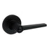 Safelock SL6500DALRDT-514 Daylon Lever with Round Rose Storeroom Lock with 4AL Latch and RCS Strike Matte Black Finish Sparrow Supply