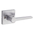 Safelock SL7000DALSQT-26D Daylon Lever with Square Rose Half Dummy Satin Chrome Finish Sparrow Supply