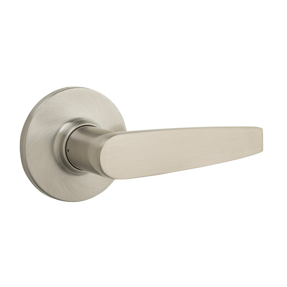 Safelock SL7000WI-15 Winston Lever Round Rose Half Dummy Satin Nickel Finish Sparrow Supply