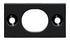 Deltana SP6FBU19 Strike Plate For 6" Flush Bolt; Black Finish Sparrow Supply