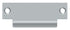Deltana SPBDB478U26D T- Strike; 4 7/8" x 1-1/4"; Without Hole; Satin Chrome Finish Sparrow Supply