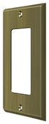 Deltana SWP4754U5 Switch Plate; Single Rocker; Antique Brass Finish